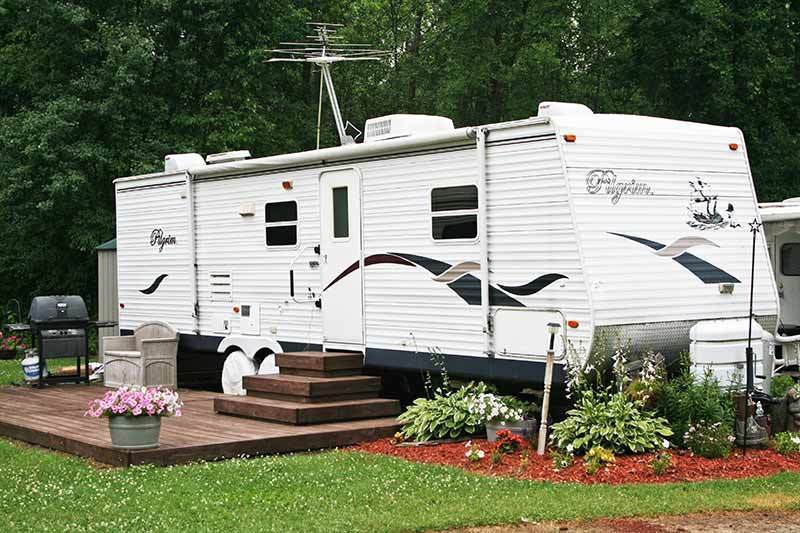 Tawas River Rv Park Tawas City Mi 1