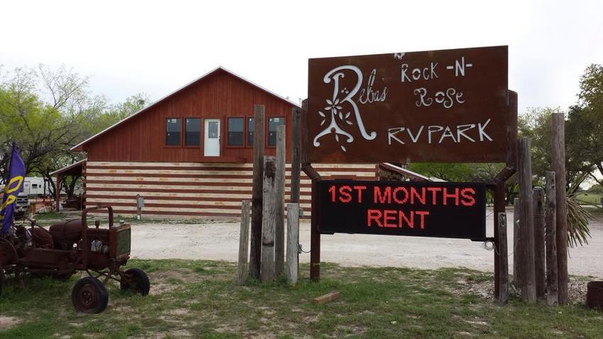 Reba S Rock N Rose Rv Park Three Rivers Tx 0