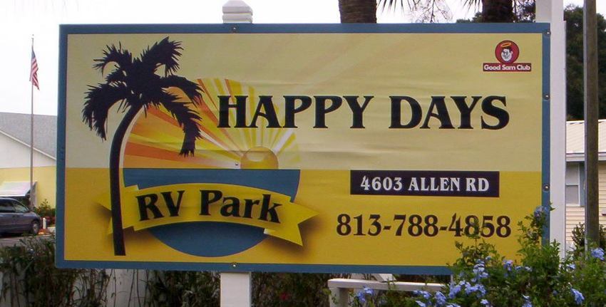 Happy Days Rv Park Zephyrhills Fl 0