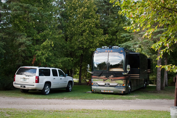 Castle Rock Lakefront Mackinac Trail Campground Saint Ignace Mi 6