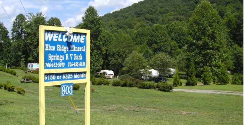 Blue Ridge Mineral Springs Rv Park And Tent Camping Blue Ridge Ga 0