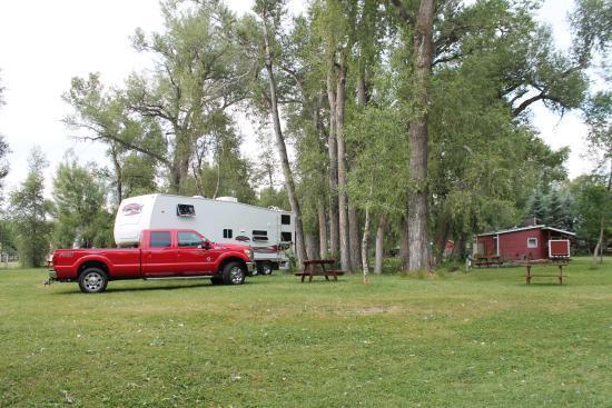 Big Rig In A Litle Park