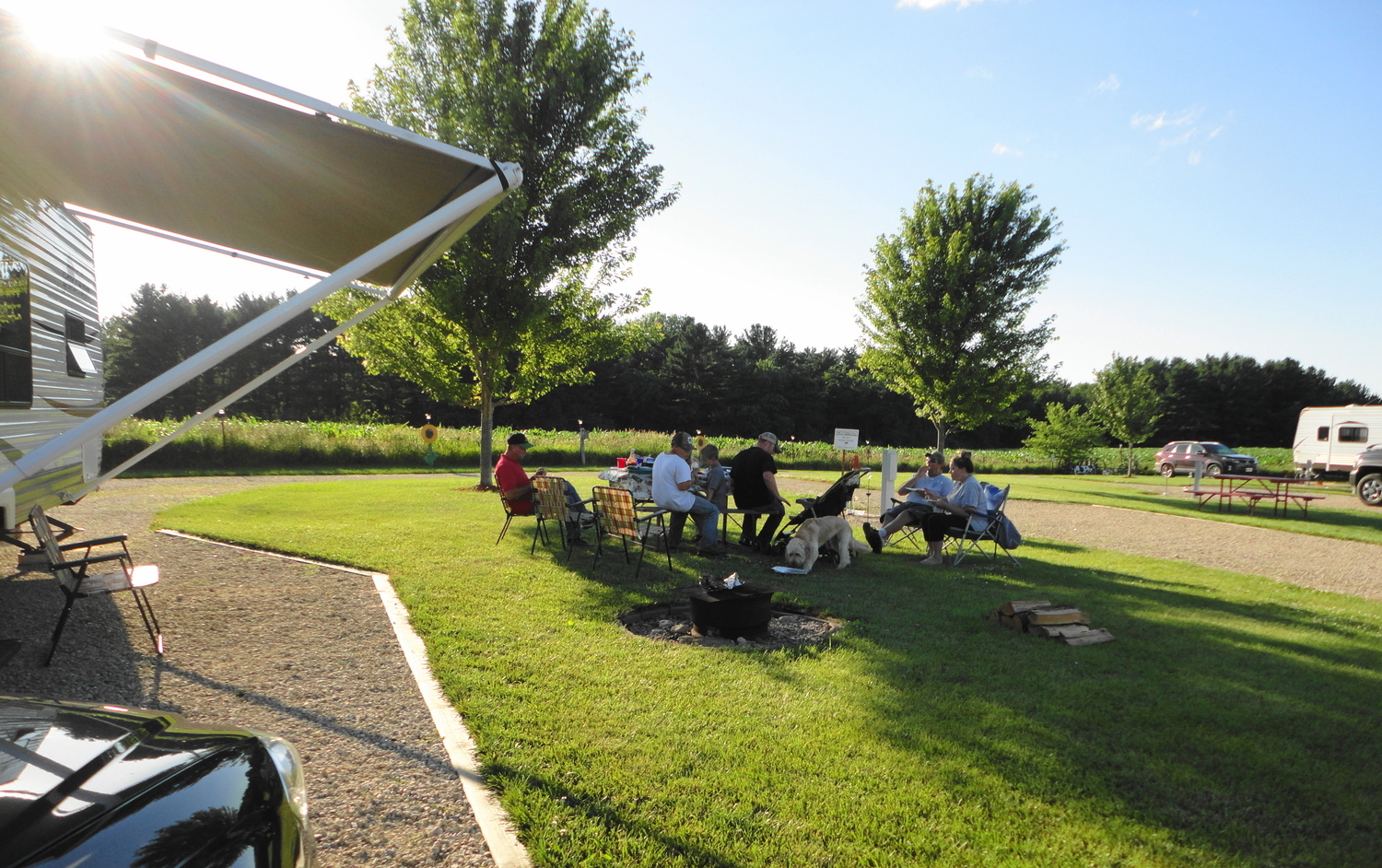 7 Spacious Sites Firepits And Tables  2 