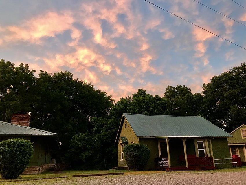 Sunset Over Cabin 1